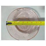 Jeanette Pink Depression Glass Covered Bowl