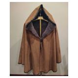 Katie Todd Suede Wrap/Cape (Size L/XL)