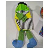 Vintage Top, Freddie the Hand Puppet & Box of Bouncy Balls