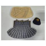 Vintage Ladies Beaded Purses & Small Coin Purse