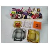 Vintage Ashtrays & Match Collection
