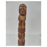 Wood Carved Walking Stick
