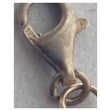 925 Three Strand Carnelian Necklace