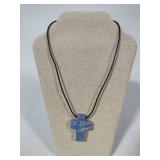 925 Jay King DTR Sodalite Cross Pendant