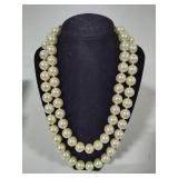 Joan Boyce Two Strand Pearl Necklace + Three Bracelets