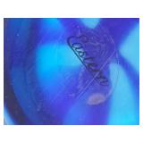 Eastern Czech Blown Glass Art Glass Vase