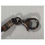 925 Jay King DTR Rose Quartz Heart Pendant on Corded Necklace