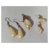 Pearl Drop Pendant & Earrings