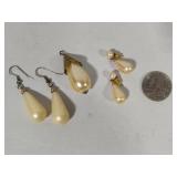 Pearl Drop Pendant & Earrings