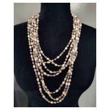 Long Strand Freshwater Pearl Necklace