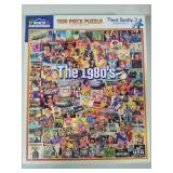 "The 1980s" 1000pc White Mountain Puzzle - Complete