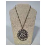 Silver Tone Masonic Pendant