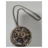 Silver Tone Masonic Pendant
