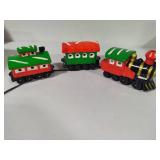 Ceramic Light Up Holiday Train