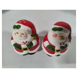 Candy Cane Cookie Jar, Santa Salt & Pepper/Utensil Holder
