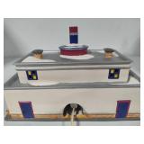 Department 56 "Reindeer Bus Depot" Original Snow Village
