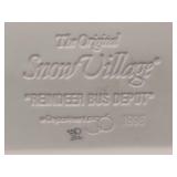 Department 56 "Reindeer Bus Depot" Original Snow Village