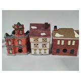 Assorted Holiday Ceramic Collectible Village Pieces