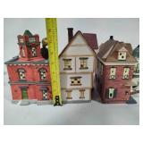 Assorted Holiday Ceramic Collectible Village Pieces