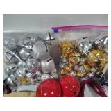 Tons of Jingle Bells, Beads, Stockings & More