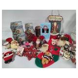 Misc Lot of Holiday Decor, Ornaments, Storage +