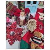 Misc Lot of Holiday Decor, Ornaments, Storage +
