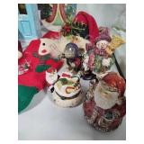 Misc Lot of Holiday Decor, Ornaments, Storage +