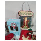 Misc Lot of Holiday Decor, Ornaments, Storage +