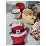 Misc Lot of Holiday Decor, Ornaments, Storage +