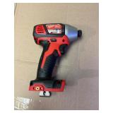 Milwaukee 18V 1/4 in. Cordless Brushed Impact Driver Tool Only BRAND NEW. Retail 149.00
