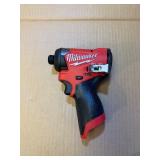 Milwaukee M12 FUEL 1/4in. Hex Impact Driver, Tool Only, Model# 3453-20 BRAND NEW Retail 149.00 25 date code