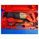 Milwaukee SAWZALL Reciprocating Saw, 12 Amp, Model# 6519-31 used - works