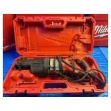 Milwaukee SAWZALL Reciprocating Saw, 12 Amp, Model# 6519-31 used -runs
