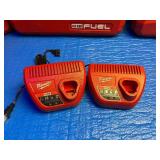 2-Milwaukee M12 Battery Charger, Model# 48-59-2401