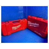 Two empty Milwaukee Case