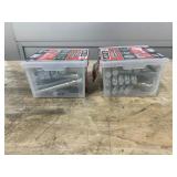 COBRA ANCHORS Lot of 2 Packs of- 1/2 in. x 4-1/4 in. Carbon Steel Stainless Still Wedge Hex Head 46lbs. Wedge Anchor (25-Pack)