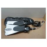 Cressi Pano 3 Mask, Fins, and Snorkel Set