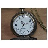 Vintage Look Cowboy Pocket Watch