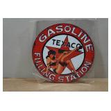 Texaco Gasoline Novelty Metal Sign