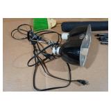 Accessory Lights with Stand, Propane Hose, Broom