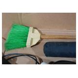Accessory Lights with Stand, Propane Hose, Broom