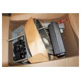 Assorted Hardware - Tape, Organizers, Binoculars