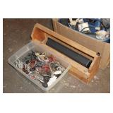Assorted Wires and Wood Tool Box
