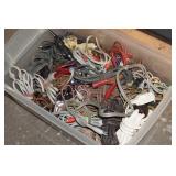 Assorted Wires and Wood Tool Box