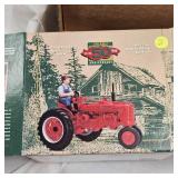 1995 Ertl , As New in Box, 50th Anniversary Farmall H with Cast Iron Farmer and Collector Card, 1945-95 Limited Rare Production