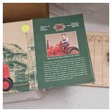 1995 Ertl , As New in Box, 50th Anniversary Farmall H with Cast Iron Farmer and Collector Card, 1945-95 Limited Rare Production