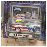 Muscle Machine 1969 Charger, Pro Rodz 1970 Chevy Nova, Ground Pounders, 1970 Couger XR7, as New