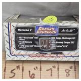 Muscle Machine 1969 Charger, Pro Rodz 1970 Chevy Nova, Ground Pounders, 1970 Couger XR7, as New