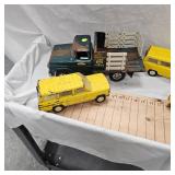 Tonka Farms Farm Truck and 3 Tonka Jeep Cherokees