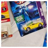 2-2005 Like New Daytona 500 Calendars and 5 Like New Hot Wheels